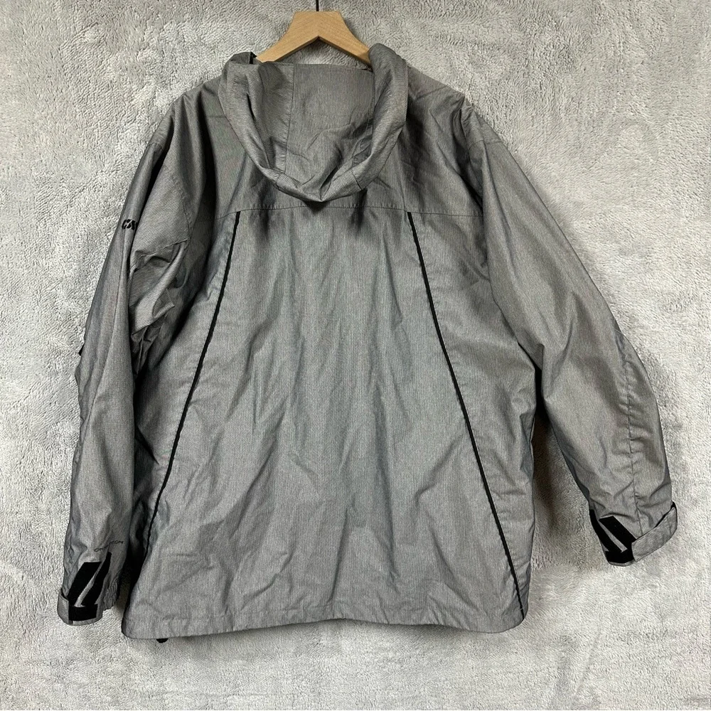 Columbia Convert Omni-Tech Gray Snowboard Jacket Men’s XL Waterproof Hooded